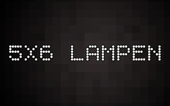 5x6 Lampen: The Dotted Display Font for Bold Brands
