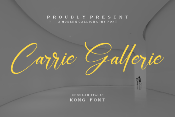 Carrie Gallerie: The Script Font for Branding & Design