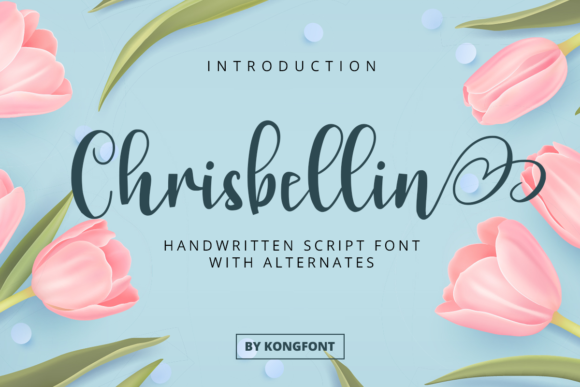 Chrisbellin: A Playful Script Font for Modern Creative Projects