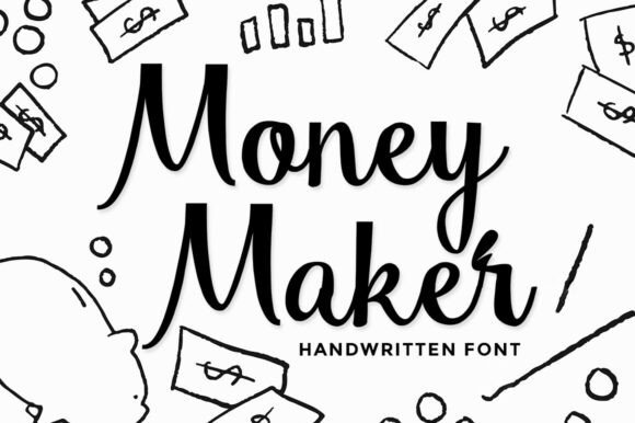 Money Maker: A Handwritten Font for Elegant Branding