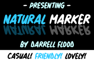 Natural Marker: The Handwritten Font That Feels Like Home