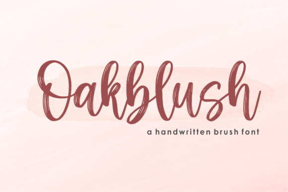 Oakblush: The Playful Script Font That Brings Ideas to Life