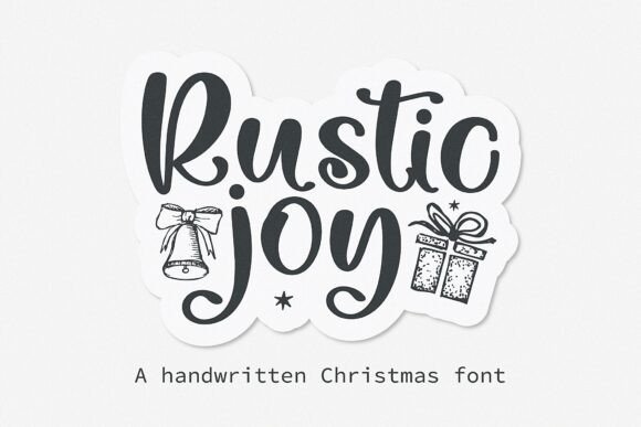 Rustic Joy: A Handwritten Font for Authentic, Charming Design