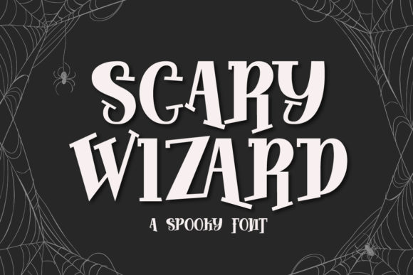 Scary Wizard: The Spooky Display Font for Bold Creations